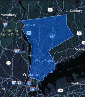 Westchester NY map